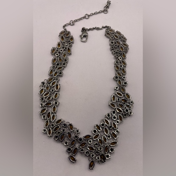 Rare Couture ST JOHN Signed Crystal Collar Necklace Stunning Statement Runway - Picture 8 of 13